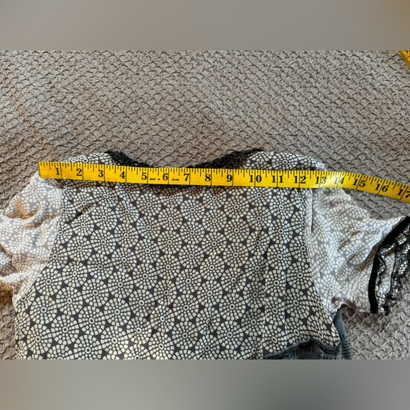 Bundle 3 for $10 DIDI gray patchwork beaded wrap top. - Picture 15 of 15